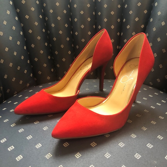 Jessica Simpson Shoes - FLASH SALE  🖤🖤 JESSICA SIMPSON RED HEELS